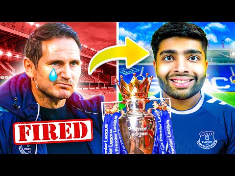 I Replaced Frank Lampard at Everton...
