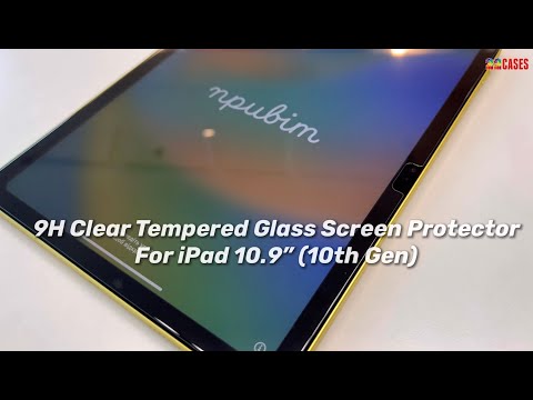 9H Clear Tempered Glass Screen Protector for iPad 10.9" (10th Generation)
