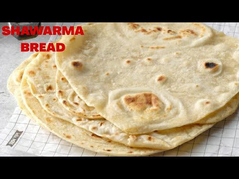 How to Make Shawarma Bread/ Homemade Pita Bread Recipe