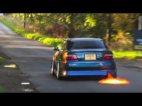 Rowdy JDM Cars FLOOR IT into Huge Japanese Car Show!