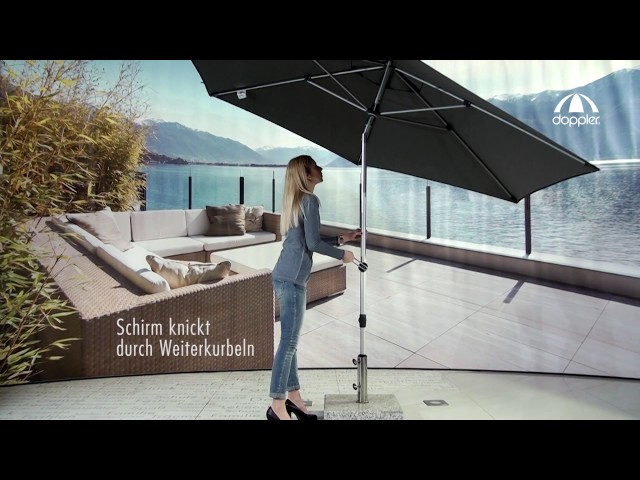 Vidéo teaser pour doppler Sonnenschirm expert 320/280 autotilt