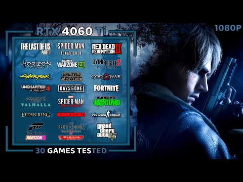 RTX 4060 Ti With 1080p Gaming🔥 | 30 Games Tested