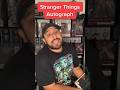 Stranger Things Autograph #milliebobbybrown #strangerthings #josephquinn #sadiesink #eddiemunson