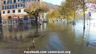 preview picture of video 'Alluvione Esondazione LAGO D'ORTA - Riprese Video Aeree con Drone'