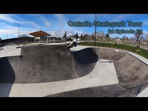 Ontario Skatepark Tour S4 Episode 21 - Hamilton: Parkdale & Valley Park (Bonus OST Stats)