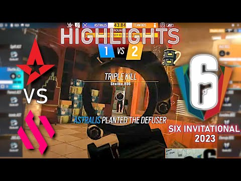 10 CLUTCHES! BDS vs Astralis - HIGHLIGHTS - Lower Bracket - Six Invitational 2023 - R6 Esport