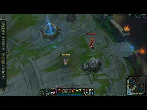 Caitlyn W fast aa reset with Auto attack move on A click