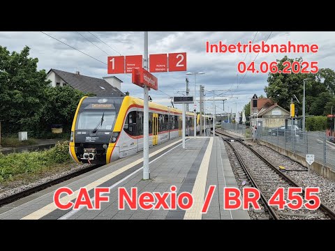 Schönbuchbahn - Erste Fahrgastfahrten der CAF Nexio / BR 455