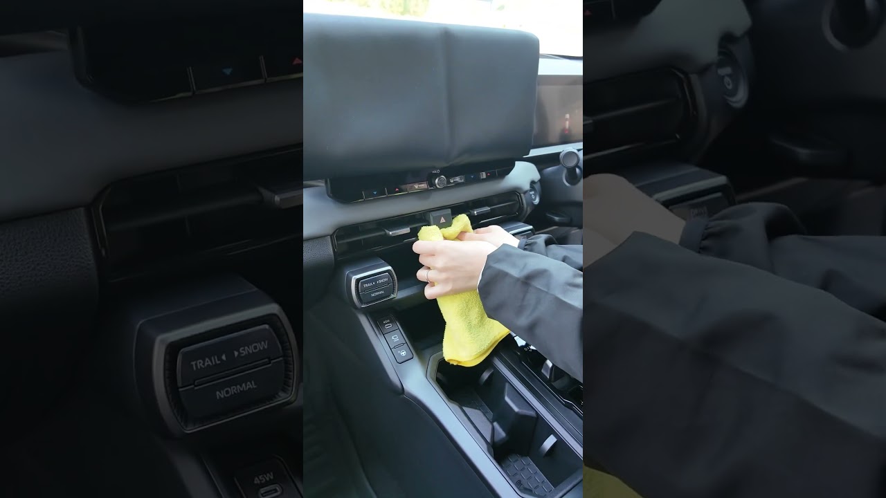 【新型RAV4 60系】大人気内装カスタムパーツフロント中央エアコン吹き出し口パネルを取付けます！#新型rav4 #rav4  #納車