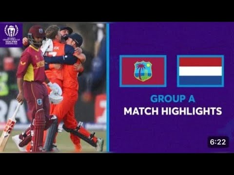 Netherlands Vs West Indies   Icc World Cup Qualifiers 2023   Group A   Match 18 mp4