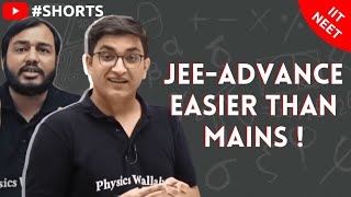 😳JEE Advance easier than mains | Sachin sir | physics wallah | PW Inspire #shorts
