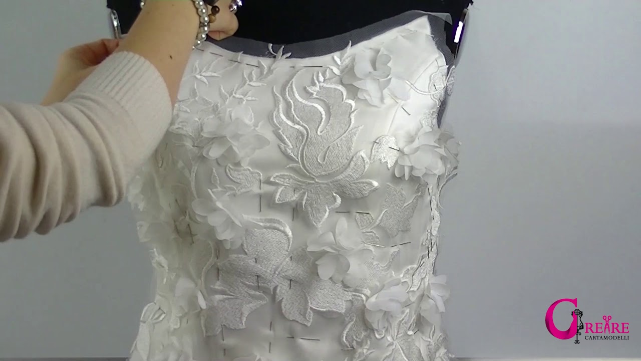 COME CUCIRE ABITO DA SPOSA - video corso