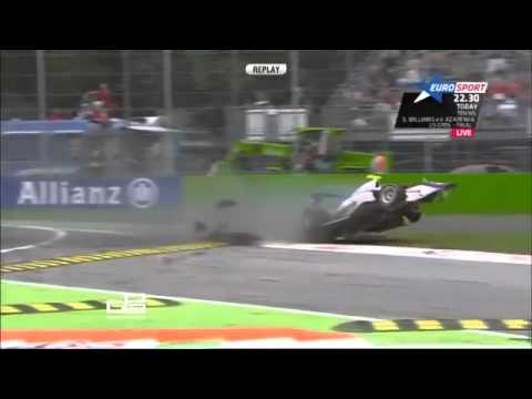 GP3 2013 Monza Fong Unfall