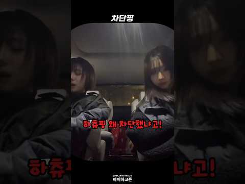 [에스파] 하츄핑을 차단한 카리나