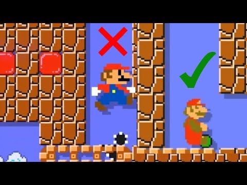 Super Mario Maker 2 - Mario Must Lose Weight to Beat This Level