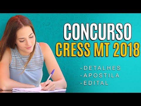 Concurso CRESS MT 2018 - Edital, Inscrição e Apostila