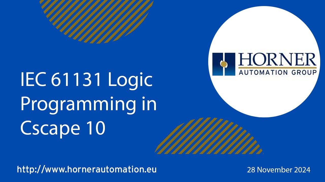 IEC 61131 Logic Programming in Cscape 10