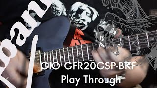 Video thumbnail for Ibanez Gio GFR20GSP-BKF Play Through by Paul Glover