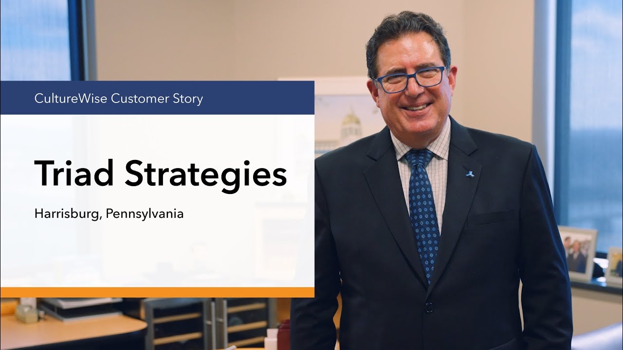 CultureWise Customer Story - Triad Strategies
