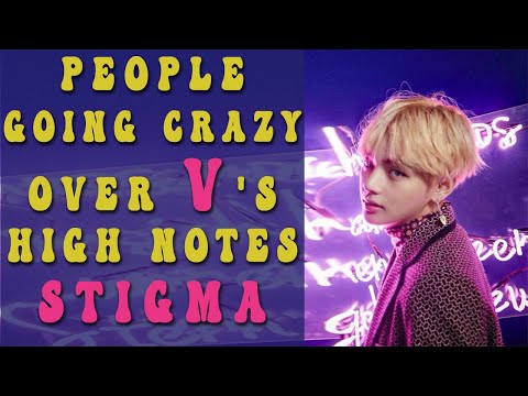People going crazy over V's high notes in STIGMA - BTS