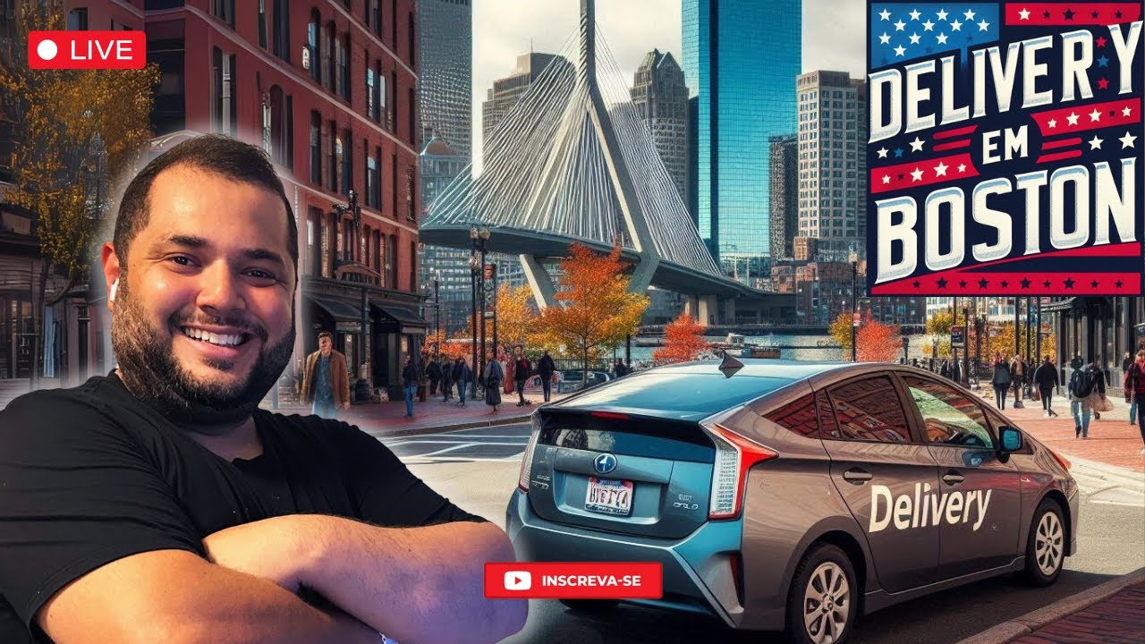 🚨AO VIVO | DELIVERY EM BOSTON - ESTADOS UNIDOS 🤑