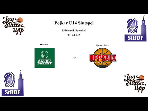 Skuru Basket (P02) mot Uppsala Basket - 2016-04-09