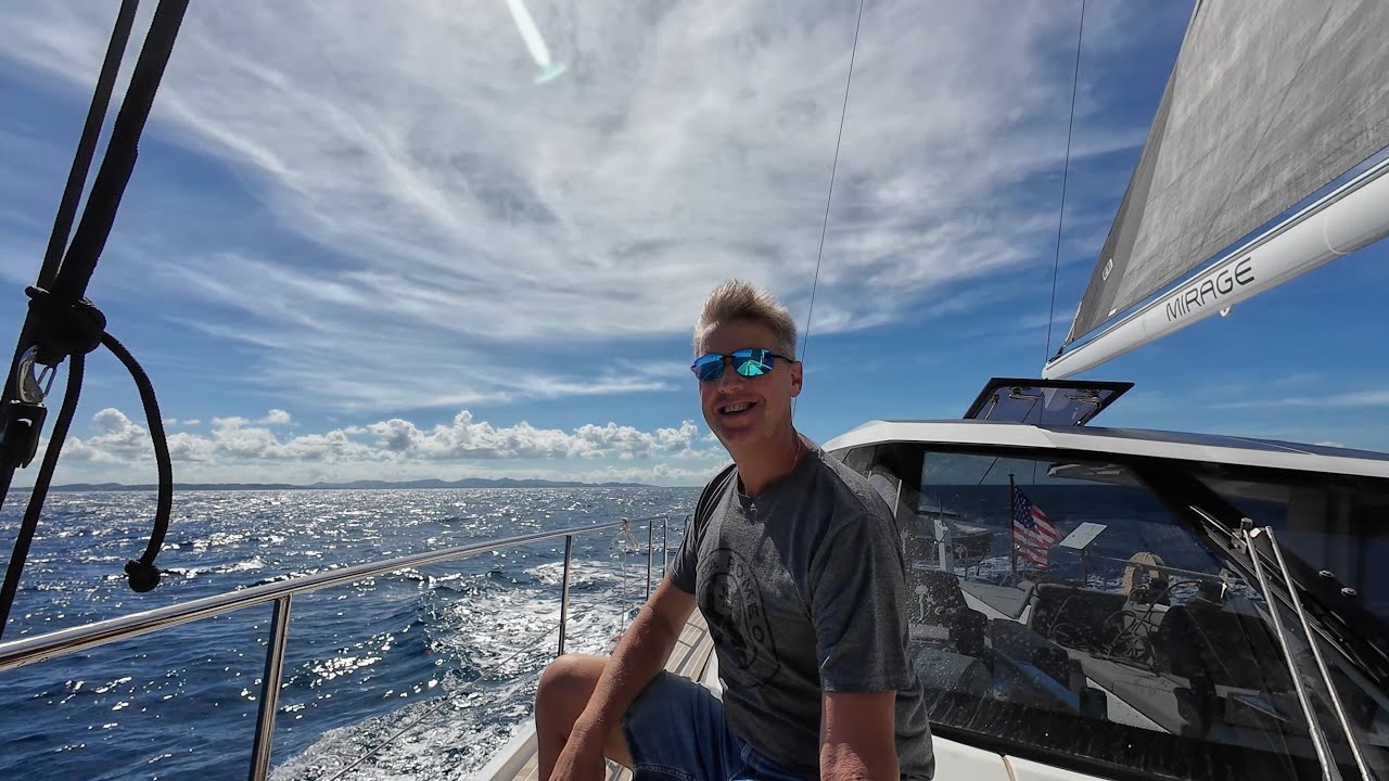 Solo Sailing from Jolly Harbour, Antigua to Princess Diana Beach, Barbuda – Beautiful and Relaxing!