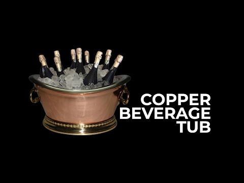 Accessory type: bar set copper beverage party tub, 1000 ml