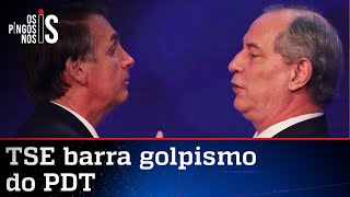 TSE rejeita ações contra Bolsonaro e Ciro perde mais uma