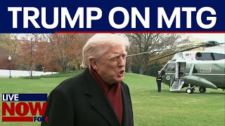 Trump questioned about MTG, Russia-Ukraine war & more