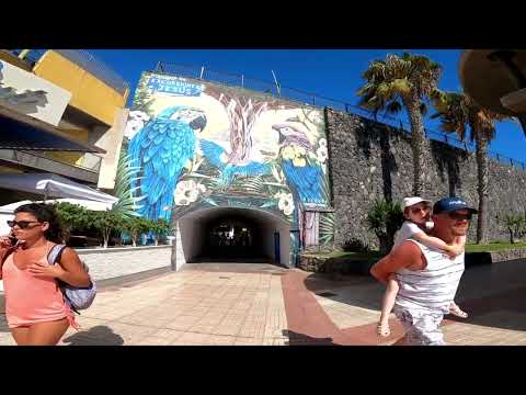TENERIFE - Costa Adeje | bikini & beachwalk☀️ 🌡️ 4K ● 26°C  July 2023 | girl | Spain