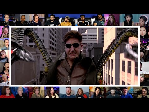 Train Fight Scene - Doc Octopus vs Spider Man | Reaction Mashup