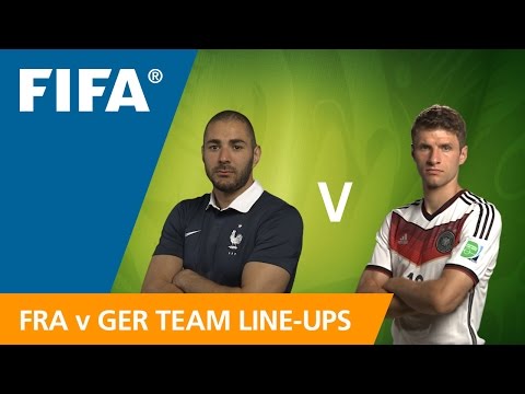 France v. Germany Team Line-ups EXCLUSIVE