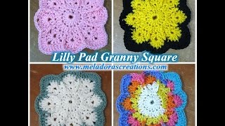 Lilly Pad Granny Square - Crochet Tutorial