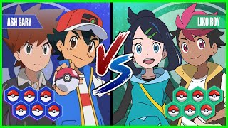 Download lagu Pokémon Battle Pedia: ASH and GARY Vs. LIKO and ROY mp3