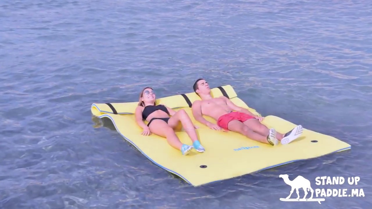 STANDUPPADDLE.MA | 🌅 Activité Aquatique // Tapis Flottant 👉 Skiflott