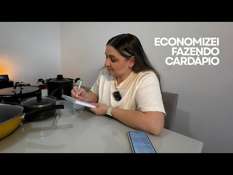 How to put together a practical and economical weekly menu | #multiflon #crisribeirotv #