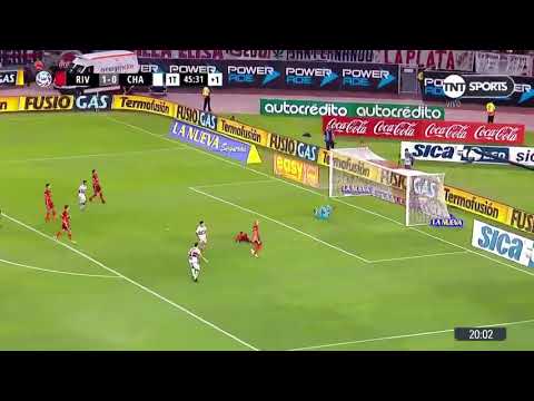 Gol de Nahuel Menendez - River 1 Chacarita 1 Superliga Argentina Fecha 18