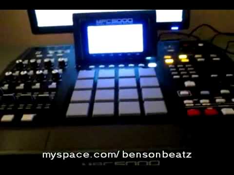 MPC5000!!!BENSON is making a BEAT on the AKAI MPC 5000 - pt.1