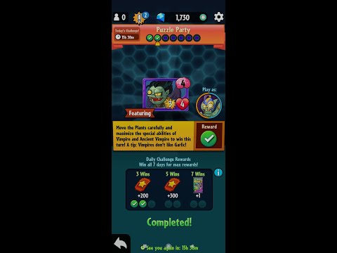 PvZ Heroes | Puzzle Party | 31-12-20