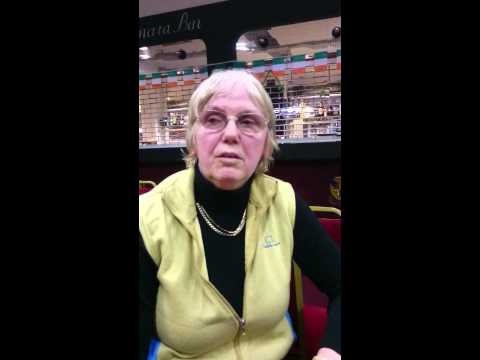 Ann Morrisey, of the Irish Pensioners Choir, Sean-nós song entry for Gaelic Voices Festival 2015