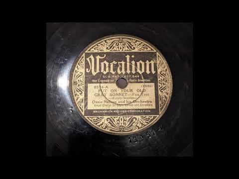 Ozzie Nelson and His Orchestra - Put On Your Old Gray Bonnet (1933)