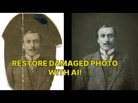 Restore Old Photos with Luminar Neo | Full AI Retouching Tutorial
