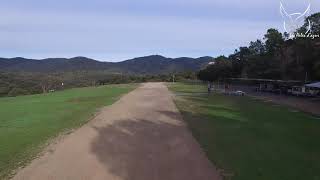 Vue de la longueur de piste