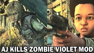 Walking Dead Finale - AJ Kills Zombie Violet [Model Swap]