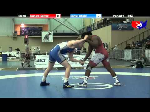Romero Cotton vs. Daniel Chaid at 2013 ASICS University Nationals - GR