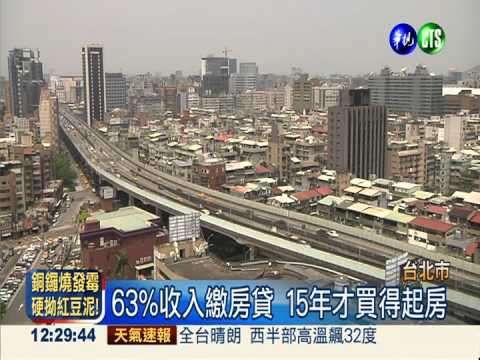 台北買房苦!房價所得比世界第一