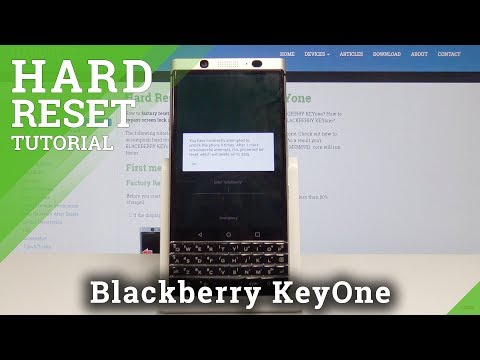 HARD RESET BLACKBERRY KeyOne - Factory Reset / Bypass Screen Lock