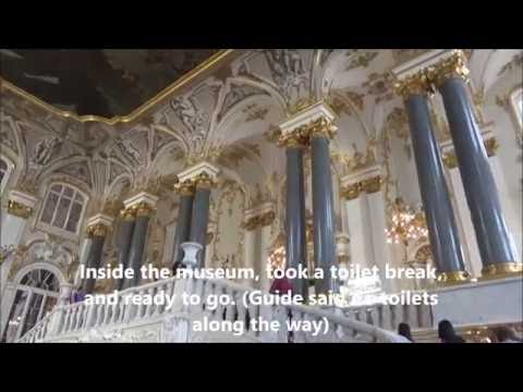 St Petersburg Russia Hermitage Museum Leonardo da Vinci Paintings our 2 Hour Visit in 6 minutes