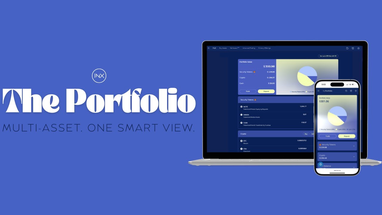 The INX Portfolio - Manage Crypto & Tokenized Real-World Assets in One Place.